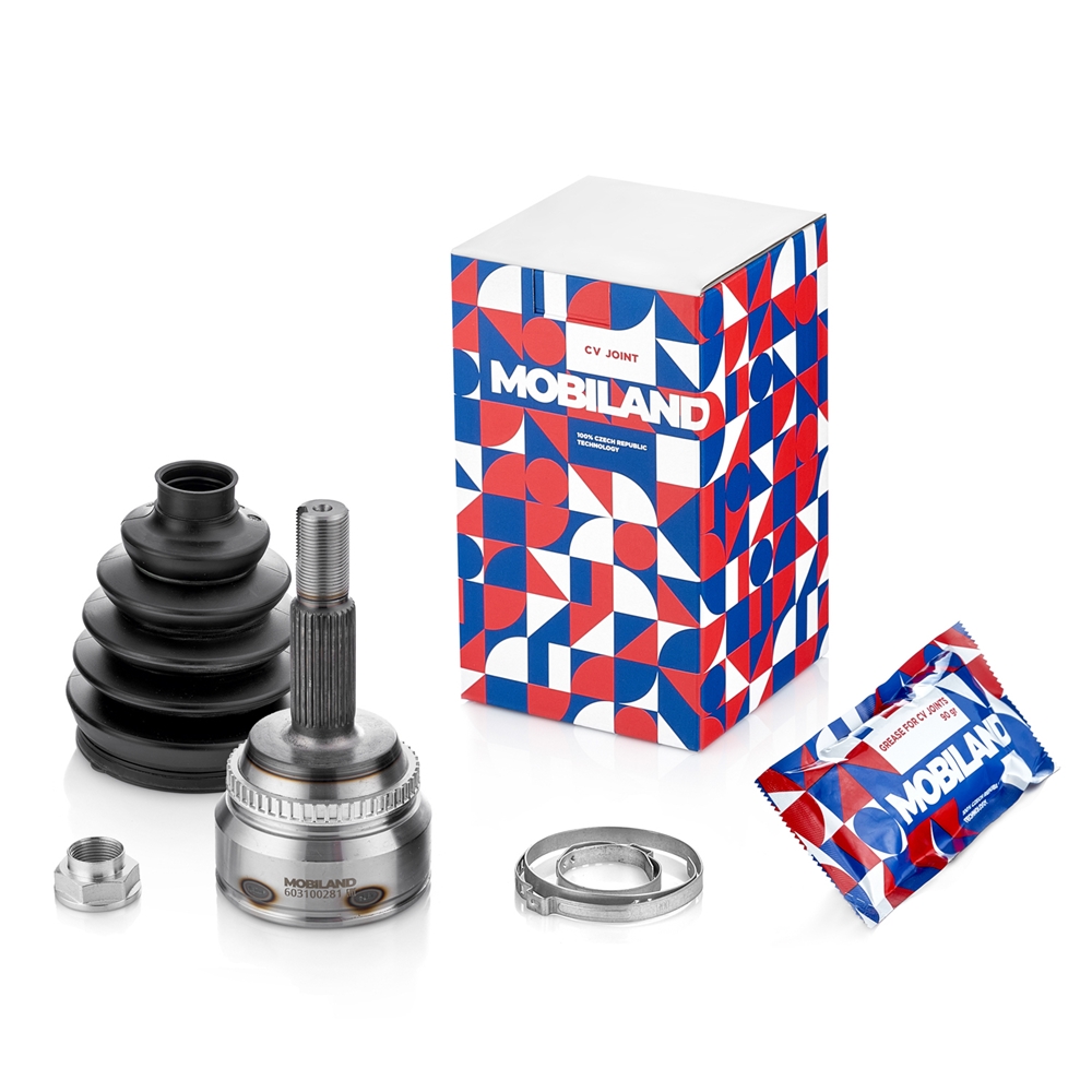 MOBILAND 603100281 ШРУС наружный передний TOYOTA CAMRY седан ( V4 ) [с кольцом ABS, 26/26 зуб.]