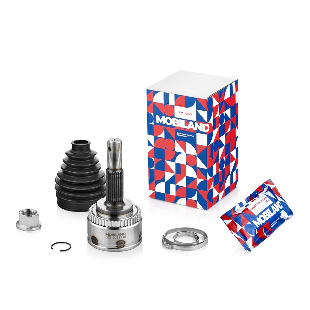 MOBILAND 603100381 ШРУС наружный передний NISSAN ALMERA II (N16), ALMERA II Hatchback (N16) [с кольцом ABS, 23/25 зуб.]