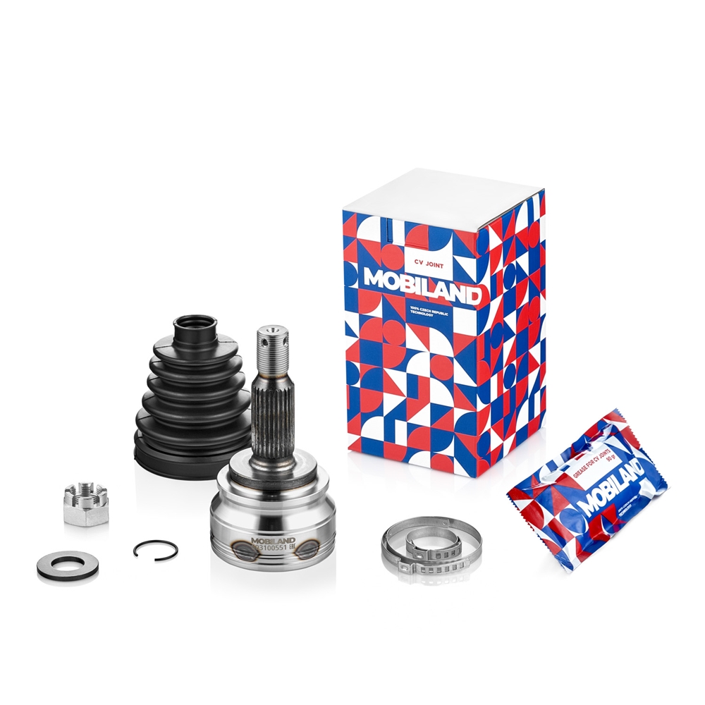 MOBILAND 603100551 ШРУС наружный передний MITSUBISHI LANCER VII (CS A, CT A), LANCER VIII (CY A, CZ A) [без кольца ABS]