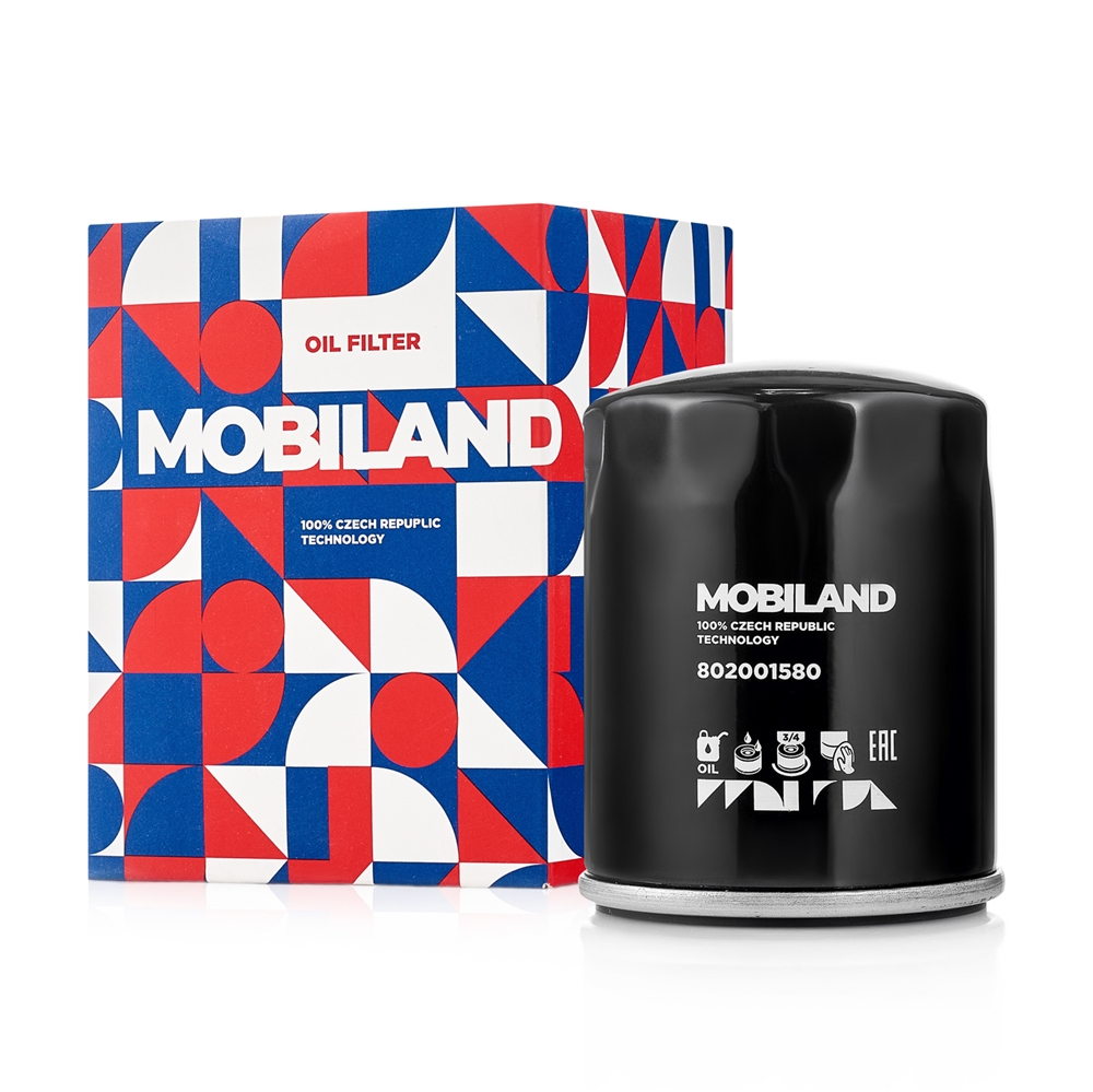 MOBILAND 802001580 Фильтр масляный MITSUBISHI LANCER VII (CS A, CT A), LANCER VIII (CY A, CZ A), OUTLANDER III (GG W, G