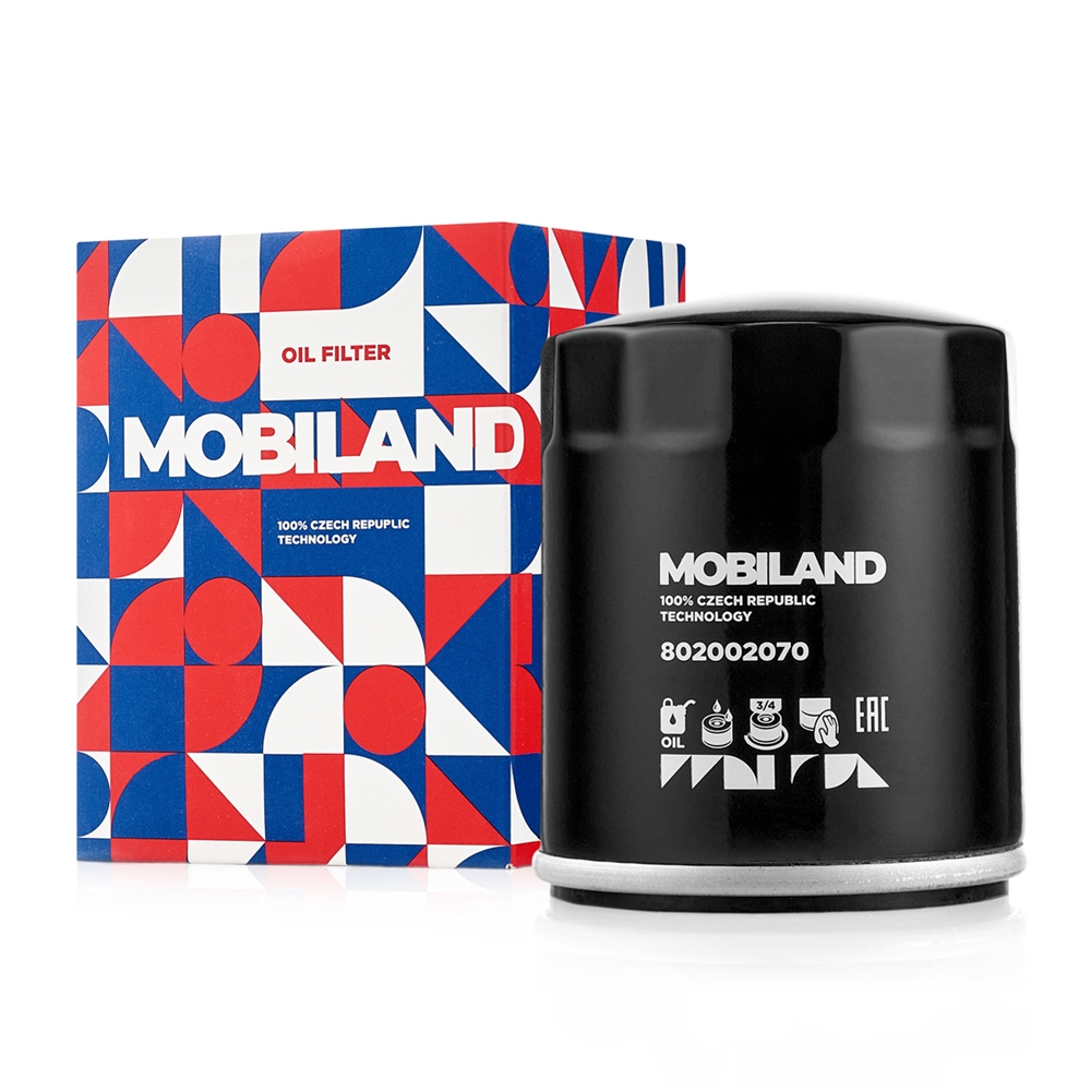 MOBILAND 802002070 Фильтр масляный FOCUS II (DB , DH), FORD FOCUS I (DFW), C-MAX (DM2), MONDEO IV (BA7), KUGA II (DM2)