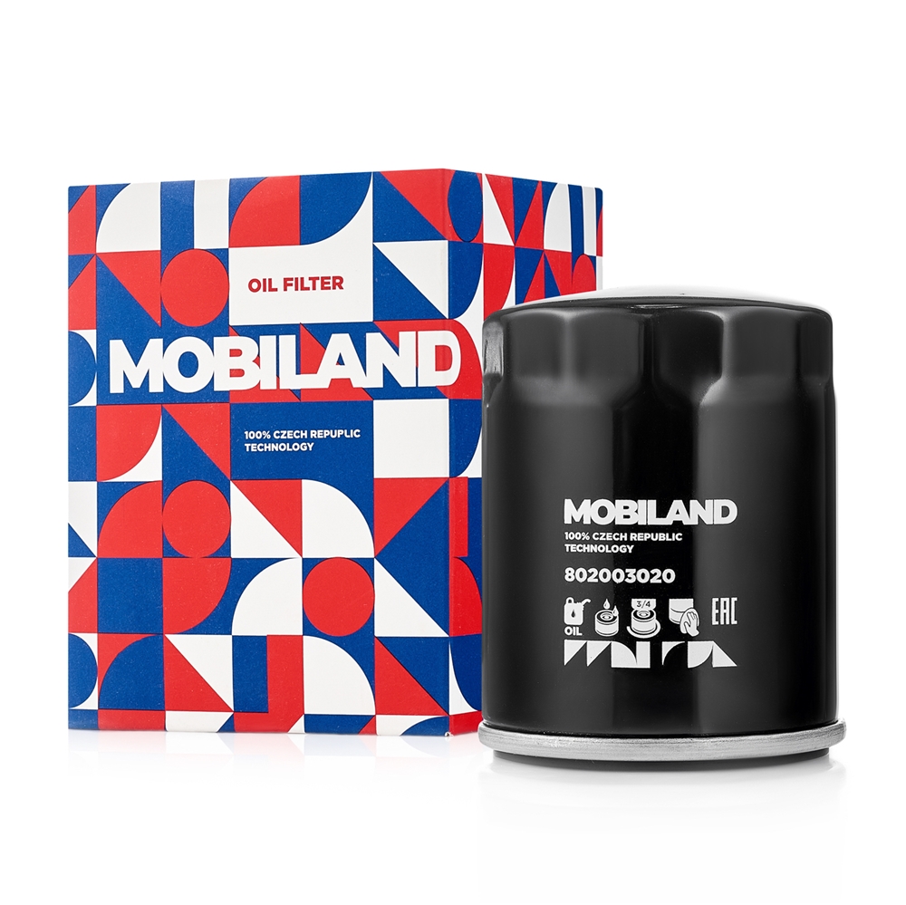 MOBILAND 802003020 Фильтр масляный для а/м HONDA CR-V III (RE ), CR-V IV (RM ), CIVIC IX (FK), ACCORD IX седан (CR), AC