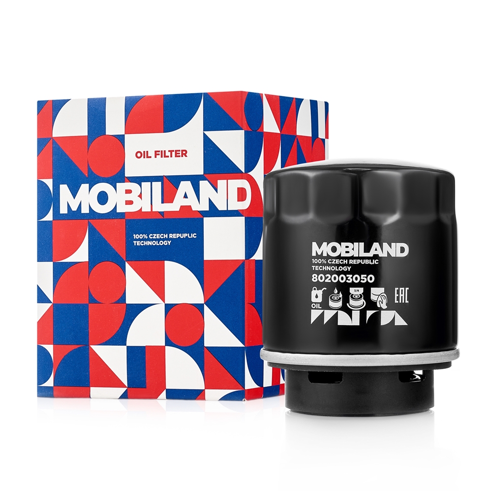 MOBILAND 802003050 Фильтр масляный SKODA OCTAVIA II (1Z3), YETI (5L), VW POLO V (6R1, 6C1), PASSAT B6 (3C2), TIGUAN (5N