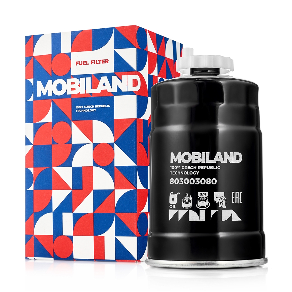 MOBILAND 803003080 Фильтр топливный HYUNDAI ix35 (LM, EL, ELH), KIA SPORTAGE III (SL), RIO III (UB), CEE D (JD), SOUL I