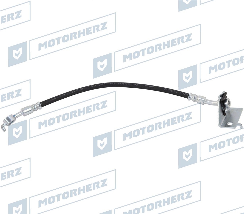 MOTORHERZ HBF0106 Шланг тормозной HYUNDAI Tucson 2015-, KIA sportage 2016-, HYUNDAI ix35 2009-