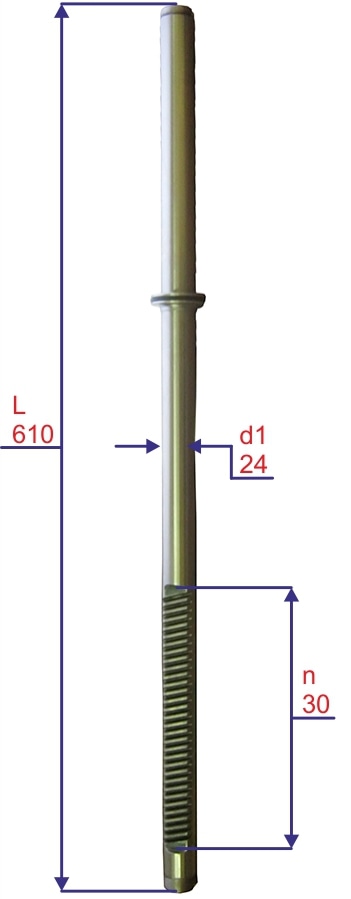 MOTORHERZ HVZ0005 Шток рулевой рейки
