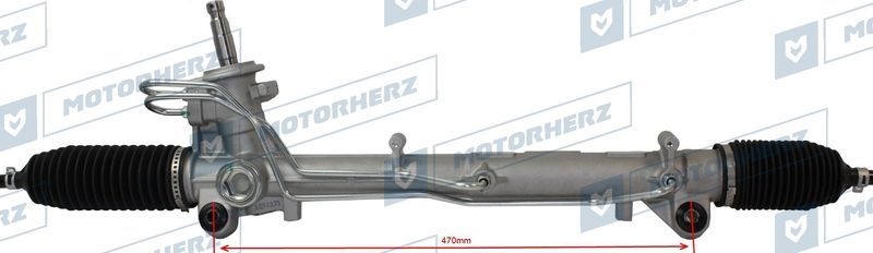 MOTORHERZ R23001NW Рулевая рейка с тягами гидр. FORD FIESTA V 01-09 VISTEON/FORD FUSION 1.2, 1.4