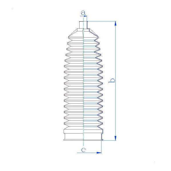 MOTORHERZ RDZ0011MG Пыльник рулевой рейки