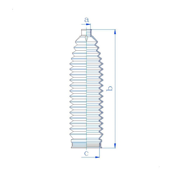 MOTORHERZ RDZ0014MG Пыльник рулевой рейки