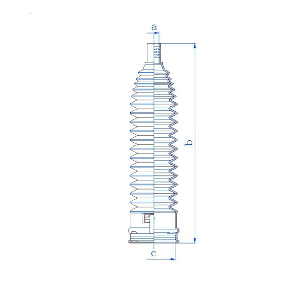 MOTORHERZ RDZ0047MG Пыльник рулевой рейки