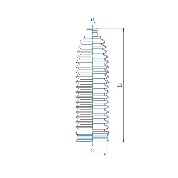 MOTORHERZ RDZ0048MG Пыльник рулевой рейки