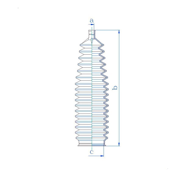 MOTORHERZ RDZ0055MG Пыльник рулевой рейки