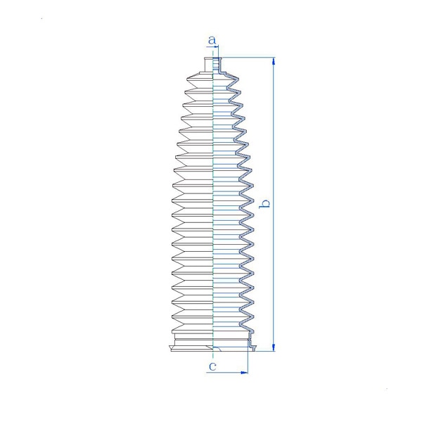 MOTORHERZ RDZ0078MG Пыльник рулевой рейки