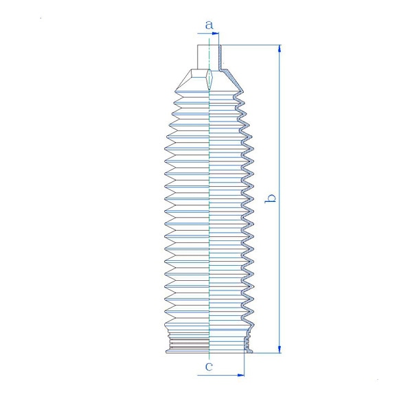 MOTORHERZ RDZ0101MG Пыльник рулевой рейки