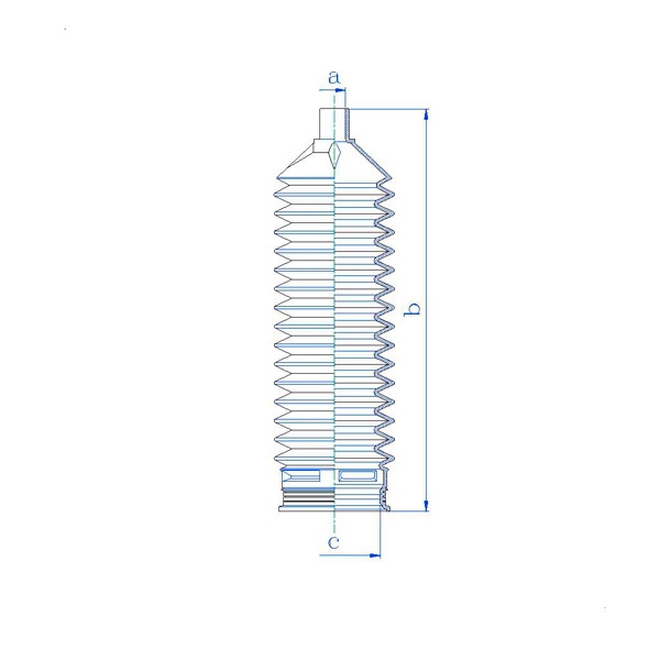 MOTORHERZ RDZ0102MG Пыльник рулевой рейки