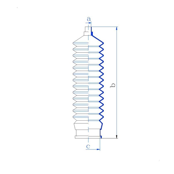 MOTORHERZ RDZ0241MG Пыльник рулевой рейки