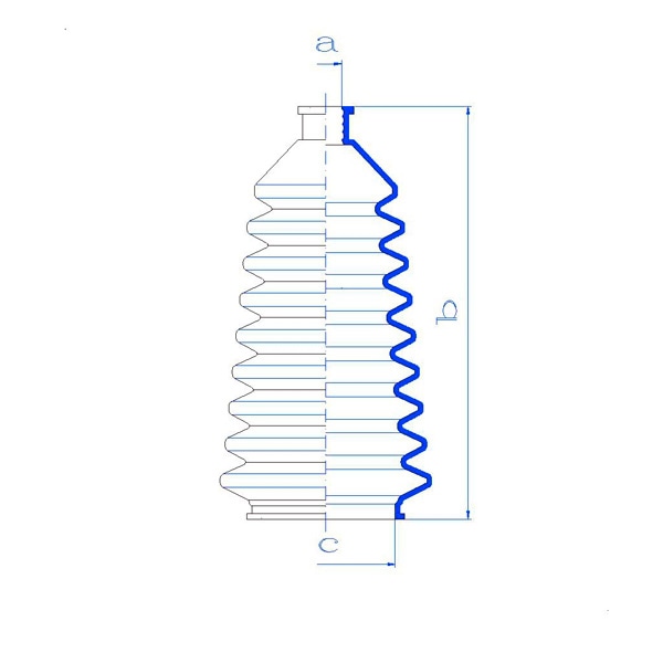 MOTORHERZ RDZ0265MG Пыльник рулевой рейки
