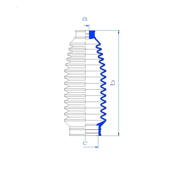 MOTORHERZ RDZ0302MG Пыльник рулевой рейки