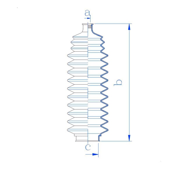 MOTORHERZ RDZ0322MG Пыльник рулевой рейки