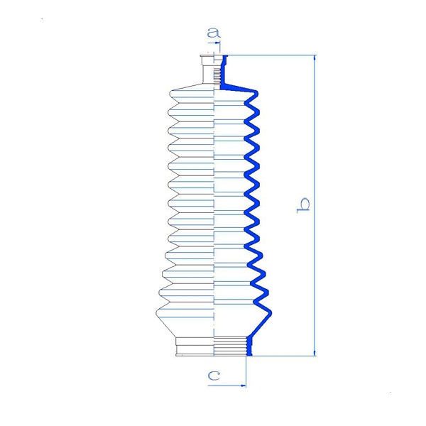 MOTORHERZ RDZ0344MG Пыльник рулевой рейки