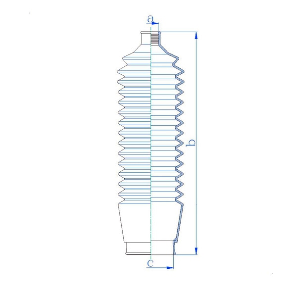 MOTORHERZ RDZ0364MG Пыльник рулевой рейки