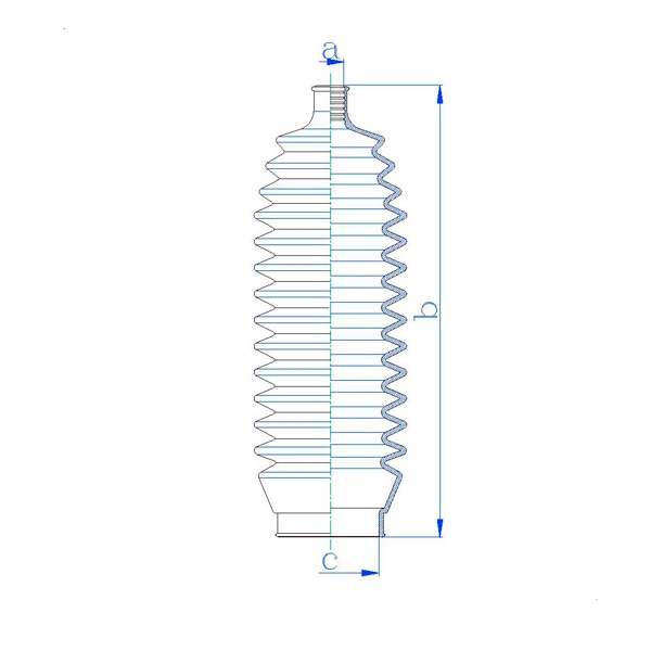MOTORHERZ RDZ0370MG Пыльник рулевой рейки