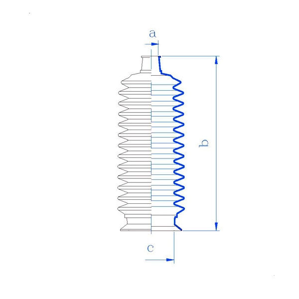 MOTORHERZ RDZ0394MG Пыльник рулевой рейки