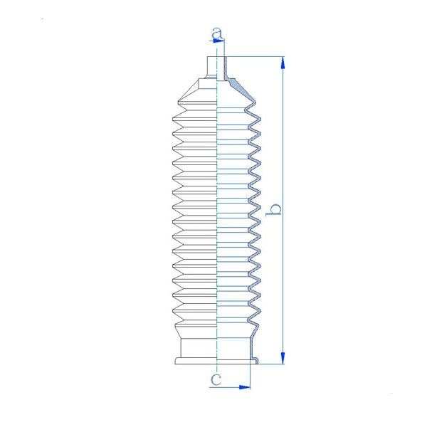 MOTORHERZ RDZ0422MG Пыльник рулевой рейки