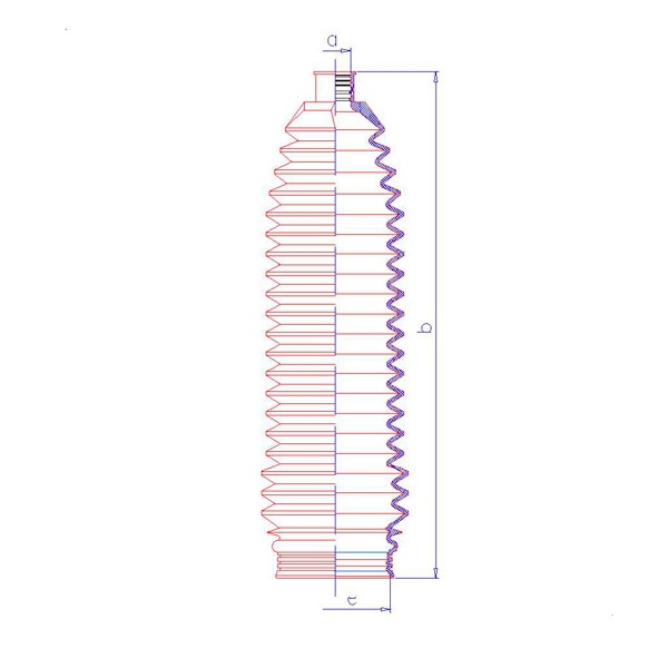 MOTORHERZ RDZ0451MG Пыльник рулевой рейки
