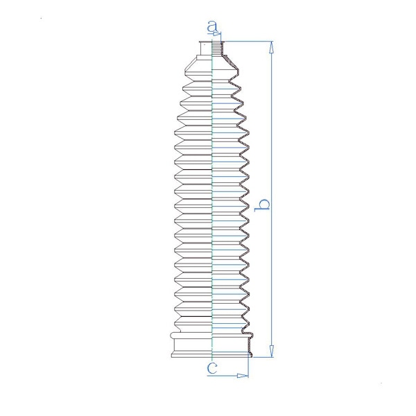 MOTORHERZ RDZ0455MG Пыльник рулевой рейки