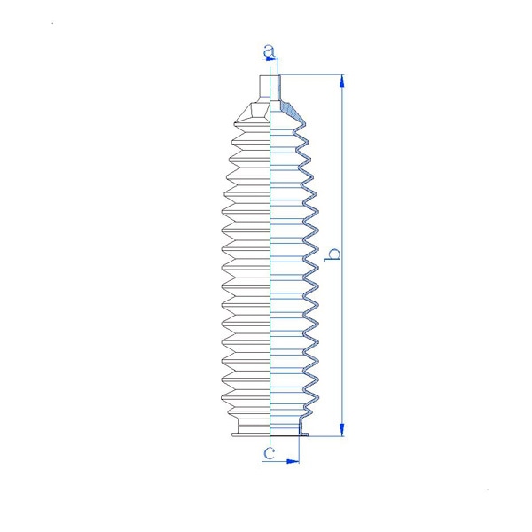 MOTORHERZ RDZ0478MG Пыльник рулевой рейки