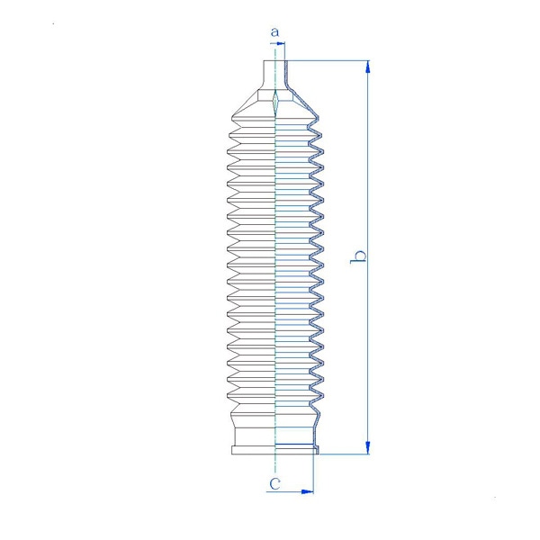 MOTORHERZ RDZ0495MG Пыльник рулевой рейки