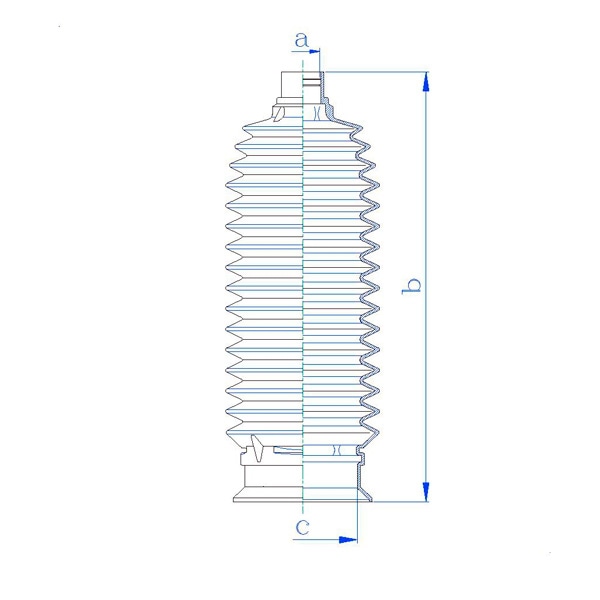MOTORHERZ RDZ0521MG Пыльник рулевой рейки