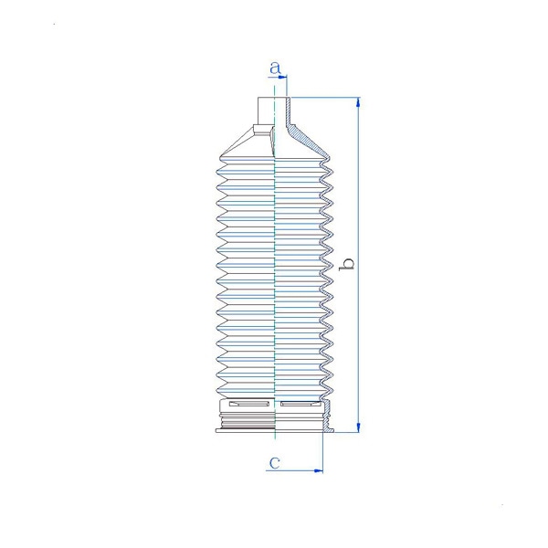 MOTORHERZ RDZ0525MG Пыльник рулевой рейки