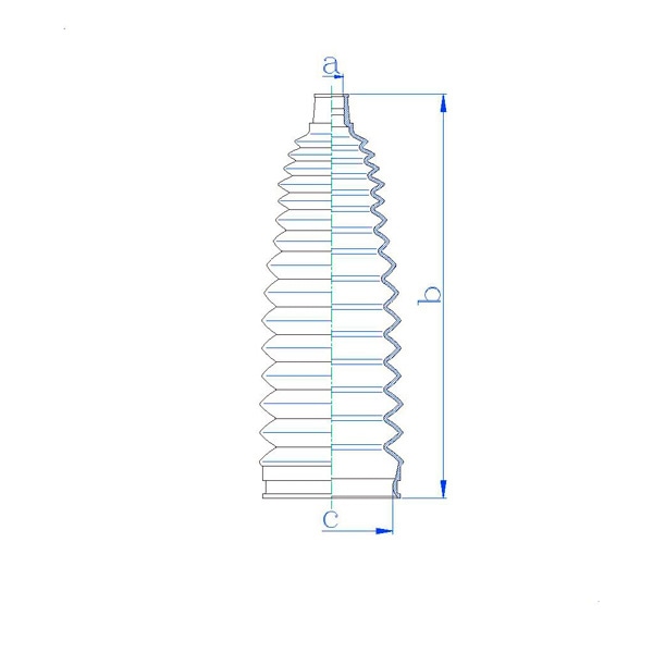 MOTORHERZ RDZ0530MG Пыльник рулевой рейки