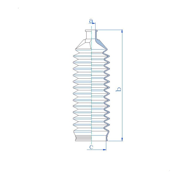 MOTORHERZ RDZ0547MG Пыльник рулевой рейки