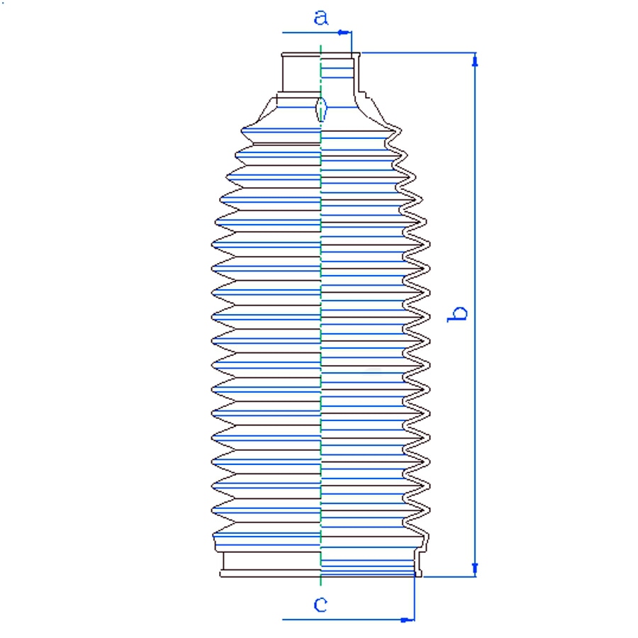 MOTORHERZ RDZ0554MG Пыльник рулевой рейки