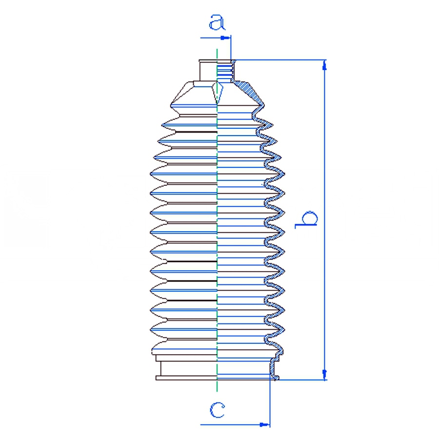 MOTORHERZ RDZ0565MG Пыльник рулевой рейки