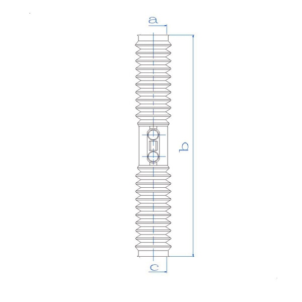 MOTORHERZ RDZ0572MG Пыльник рулевой рейки