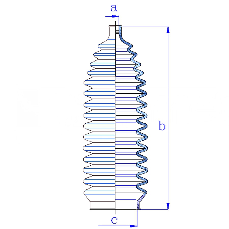 MOTORHERZ RDZ0585MG Пыльник рулевой рейки