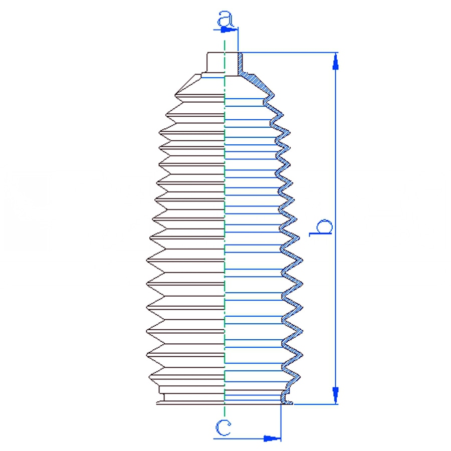MOTORHERZ RDZ0604MG Пыльник рулевой рейки