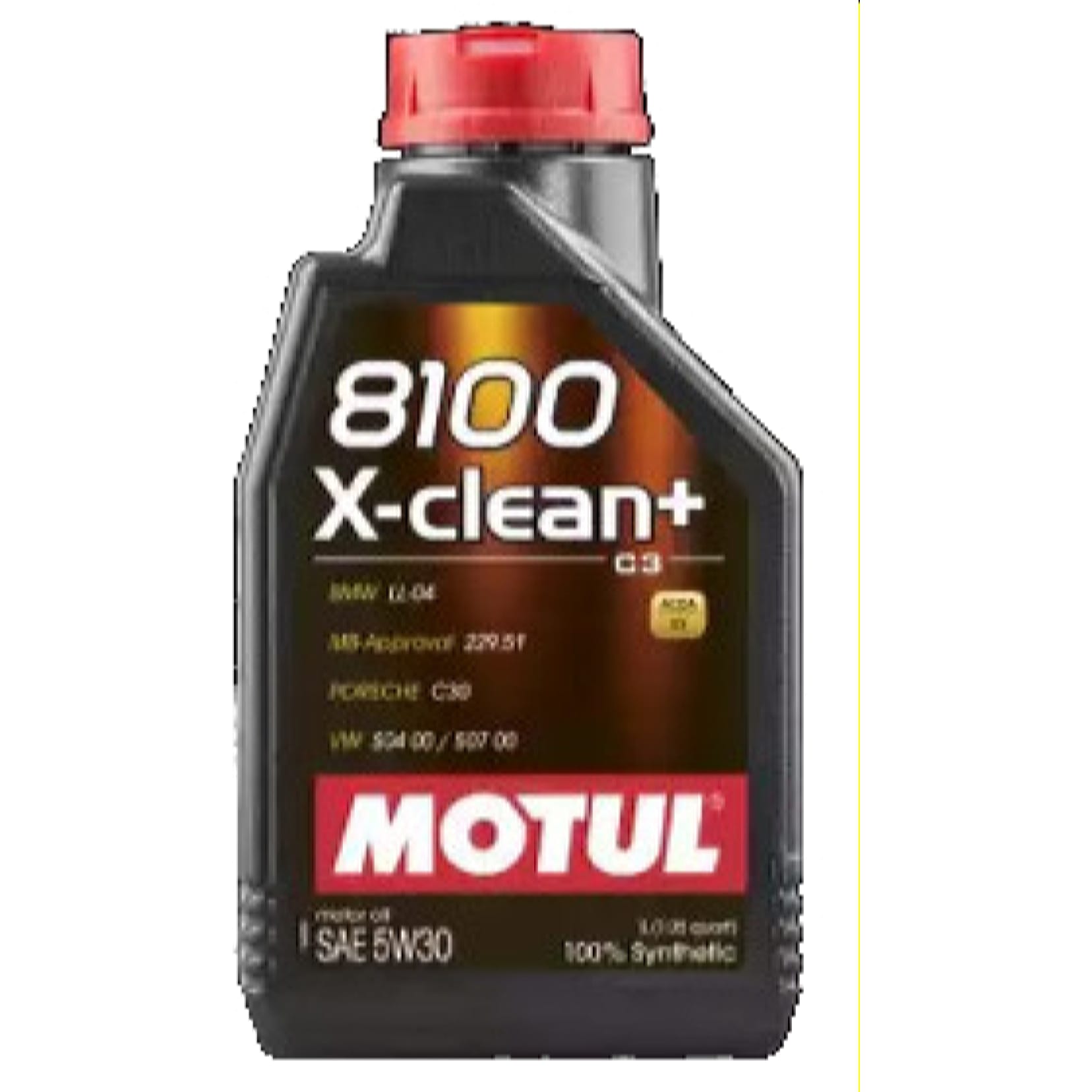 MOTUL 106376 Масло моторное Motul 8100 X-CLEAN 5W-30 1л.
