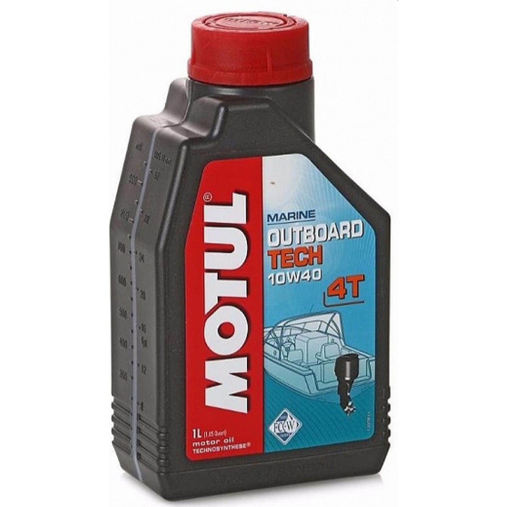 MOTUL 106397 Масло моторное Motul Outboard Tech 4T 10W-40 1л.
