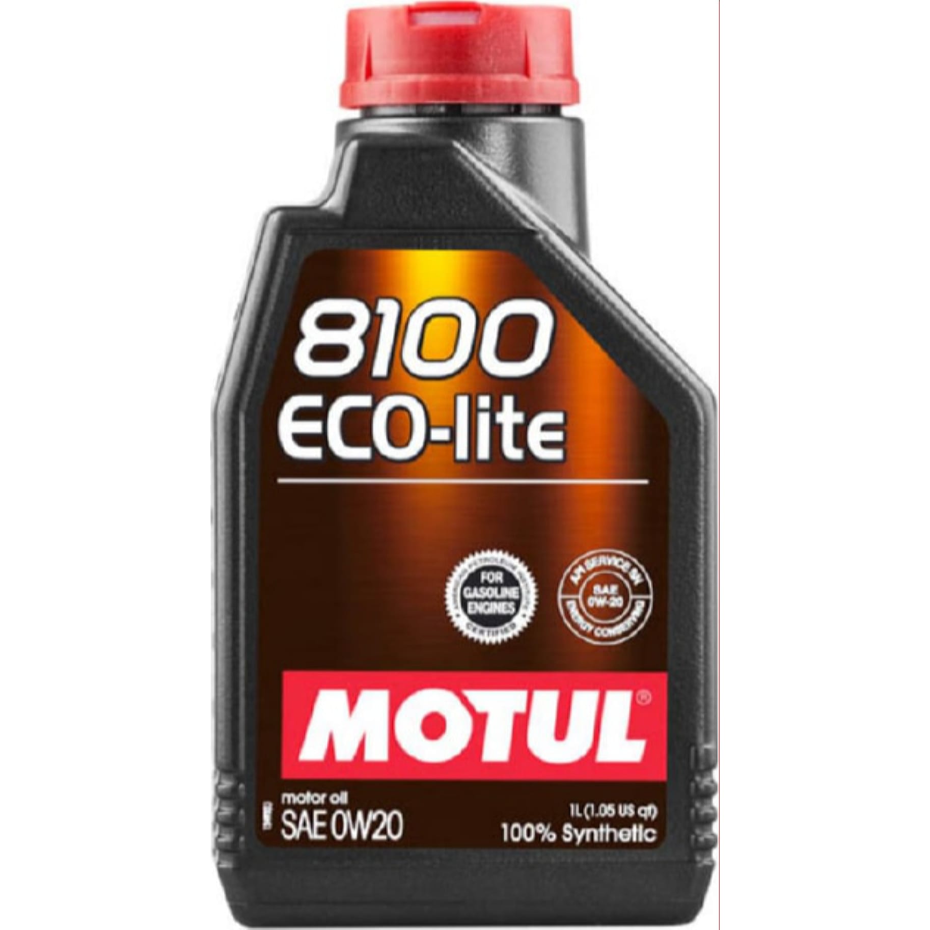 MOTUL 108534 Масло моторное 0W20 MOTUL 1л синтетика 8100 ECO-LITE SN/CF
