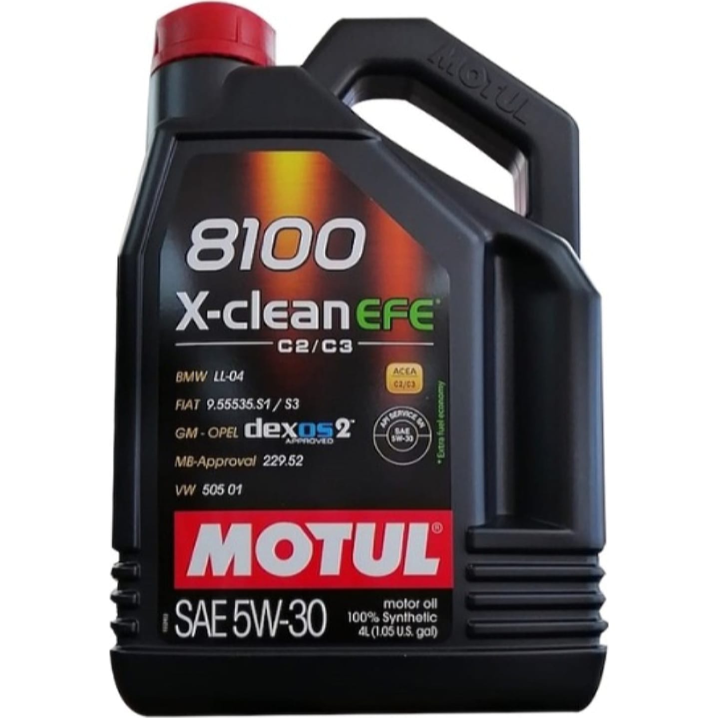 MOTUL 109171 Масло моторное Motul 8100 X-Clean EFE 5W-30 4л.