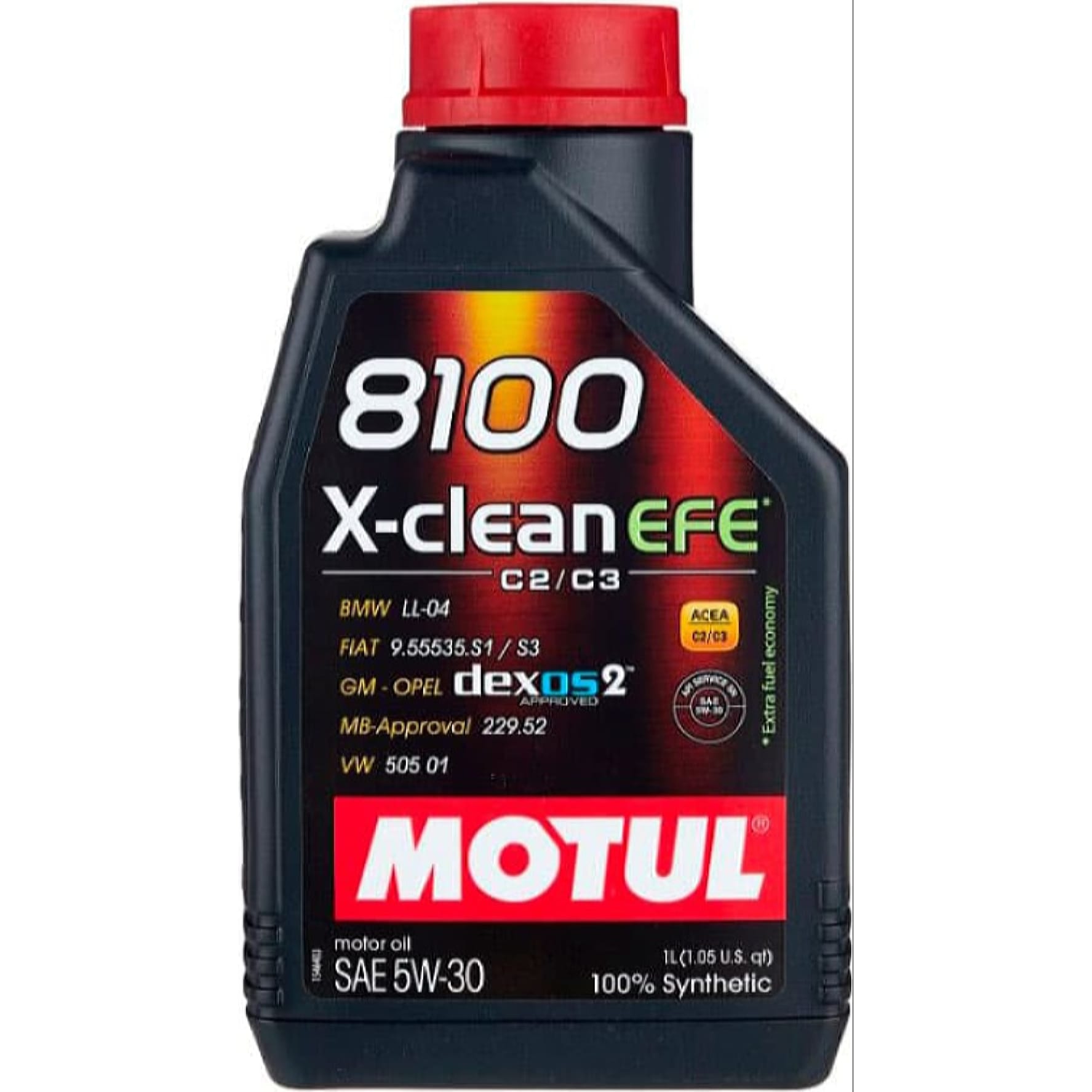 MOTUL 109470 Масло моторное motul 8100 x-clean 5w-30 1л.