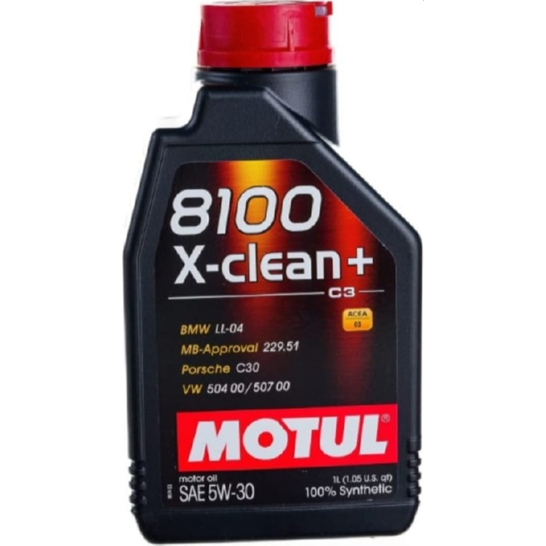 MOTUL 111683 Масло моторное 5W30 MOTUL 1л синтетика 8100 X-CLEAN +