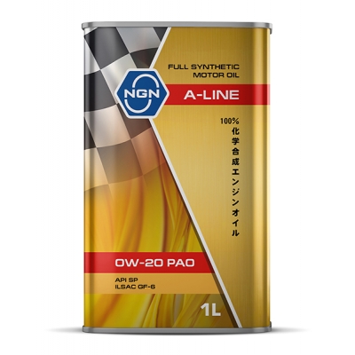 NGN V182575122 0W-20 A-Line PAO SP/ILSAC GF-6 1л (синт. мотор. масло)