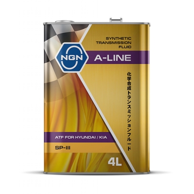 NGN V182575136 Масло трансмиссионное синт.A-LineATF SP-III 4L