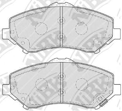 NIBK PN0496 Колодки пер. CHRYSLER GRAND VOYAGER V RT 07=>